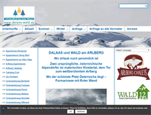 Tablet Screenshot of dalaas-wald.at
